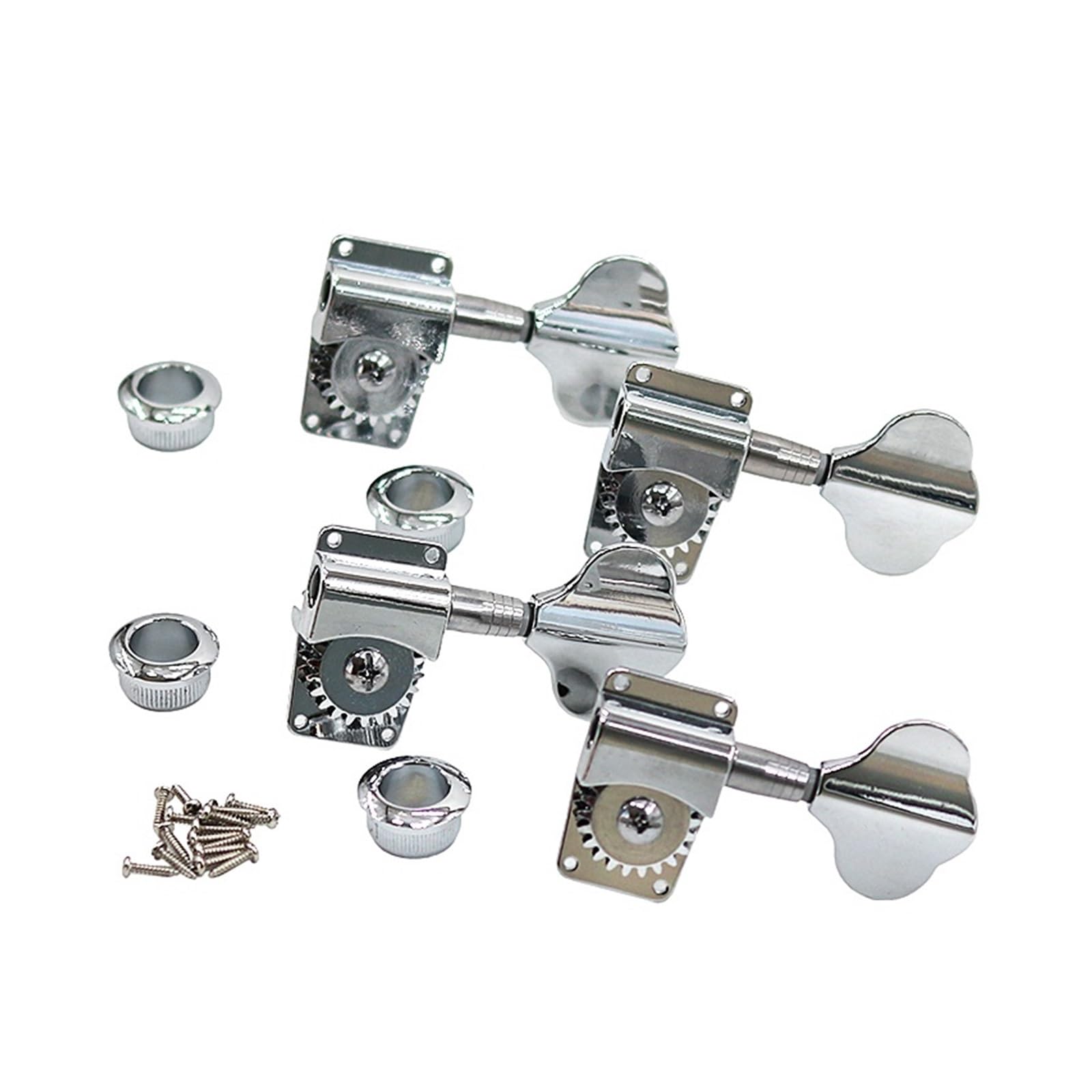 Perilla for cuerda de Bajo grande, accesorios de bobina de afinación semicerrada for guitarra plateada, 1 ud.(1pc JBL550CR-L)