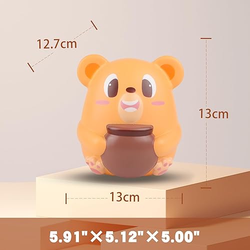 Miniatura 5 de Anboor Squishies de 5.9 pulgadas Jumbo Bear Hug Honeypot Slow Rising Scented Kawaii Squishies Animal Juguete para coleccionar juguetes para niños