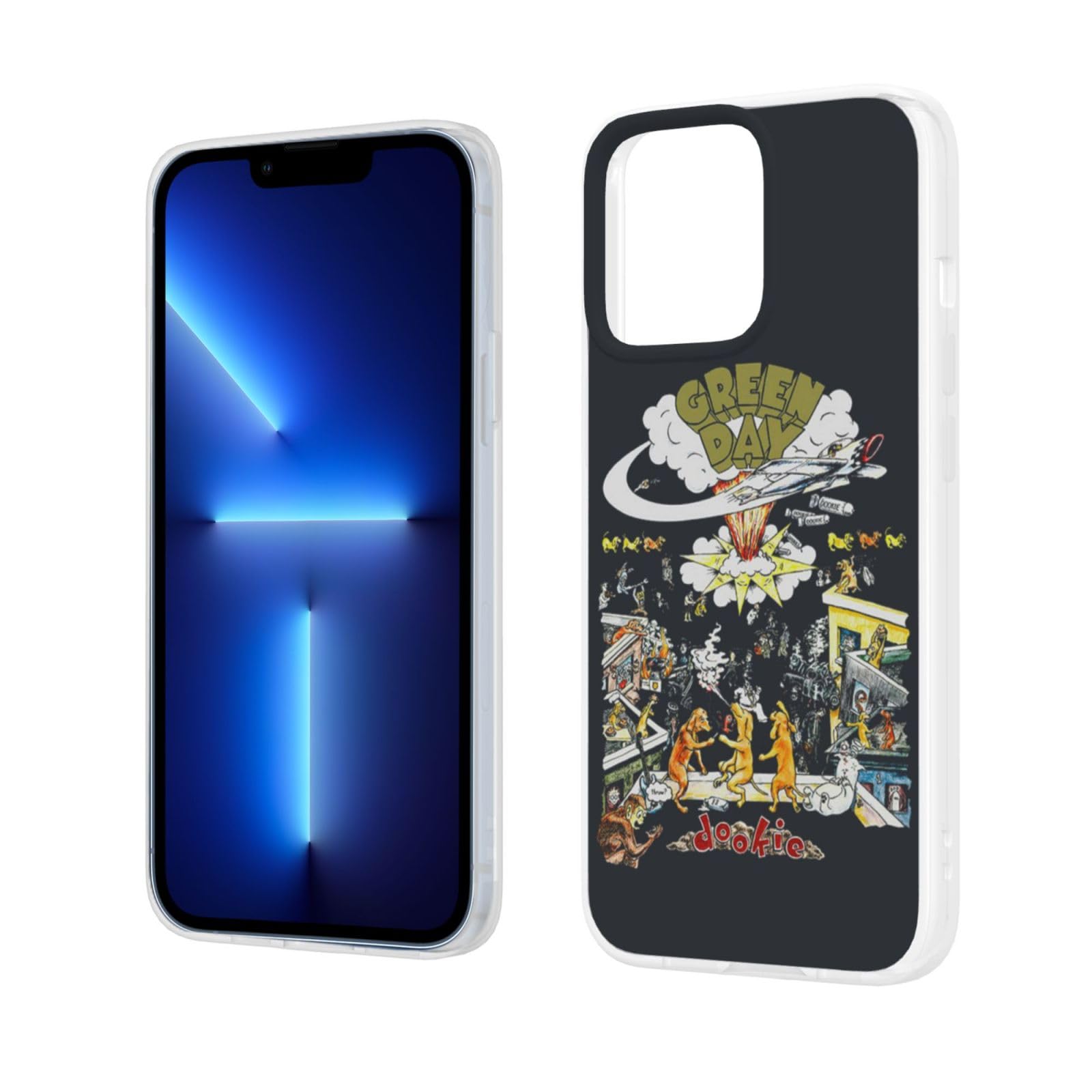 Amazon.co.jp: Iphone 13 Pro用カバー Green Day グリーンデイ Iphone