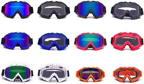 Miniatura 5 de anteojos de moto Motocross anteojos antiniebla resistente al viento ciclismo protección UV Nieve anteojos de sol máscara Harley casco regalo del día