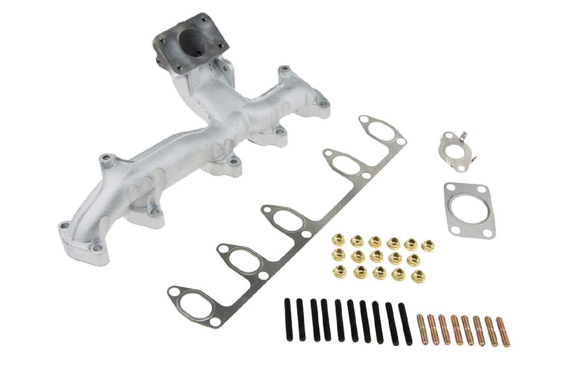 Collettore Di Scarico 076253031A Più Set Di Guarnizioni N90986201 90986201 Realizzato In Ferro Duttile Compatibile con C-r-a-f-t-e-r 30-35 30-50 2E 2F 2.5TDI 2006-2013