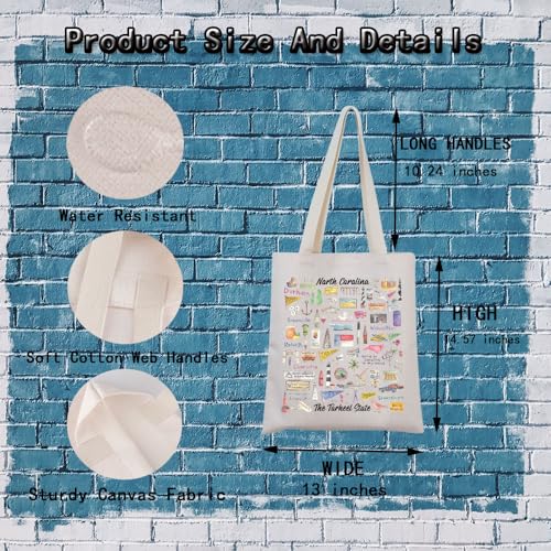 MINIGIU North Carolina Tote Bag - Perfect for Trips and Moving Gift2