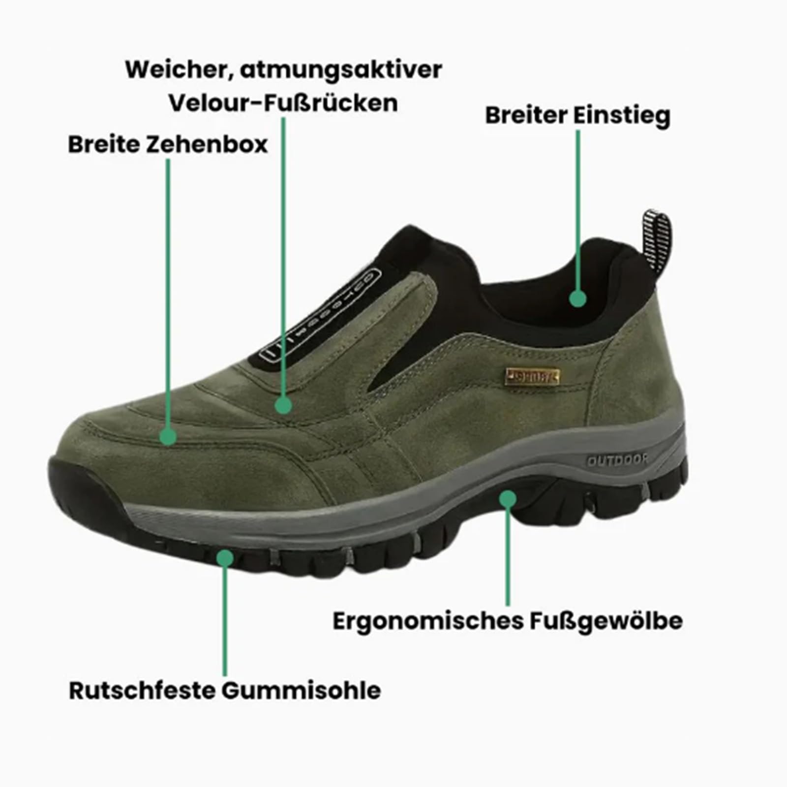 Komfortschuhe,Wander- Und Komfortschuh,Schuhe OrthopäDie, Gesundheitsschuh Herren Damen