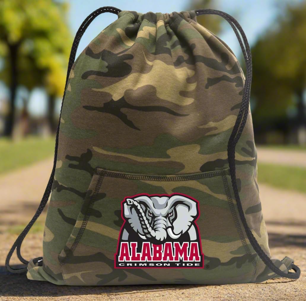Broad Bay Camo Alabama Cinch Bag COOL Hoody Cinch Backpack