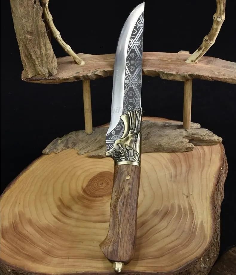 Meat Cleaver,Cleaver Knife 7 Inch Cleaver Knife Handmade Forged Sharp Cleaver Utility Santoku Boning Longquan Kitchen Knives Cooking Tools