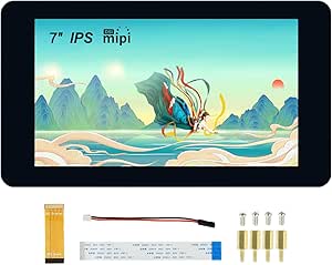 7inch Touch Screen Display DSI Interface IPS LCD Screen, 800×480 ...