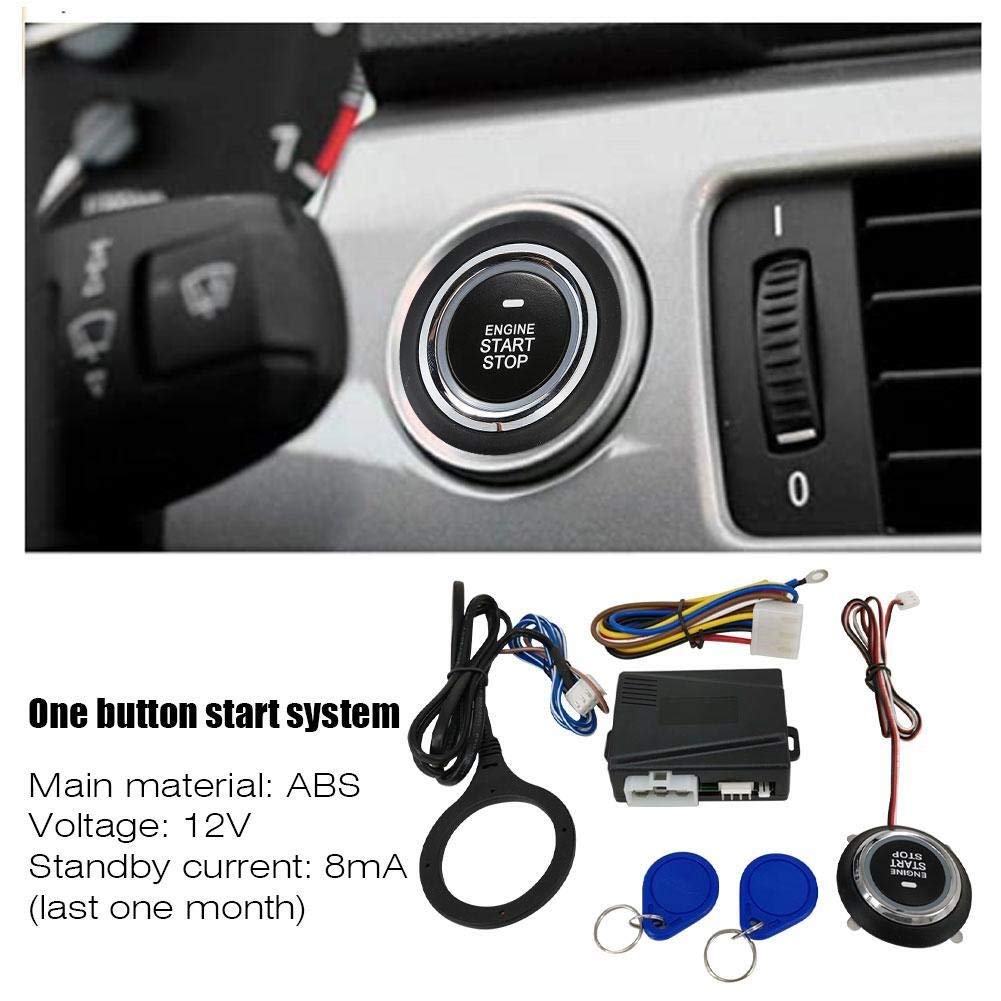Alarma Coche SERVICIO DE PARTE DE PARTE DE PARTE DEL COCHE SISTEMA DE ENTRADA DE INICIO DE INICIO DE INICIO INICIO DE PARADA PULSAR PARA INICIAR EL MOTOR AUTOMOTE AUTOMOTE BOTÓN DE IGINICIÓN PARA EL C
