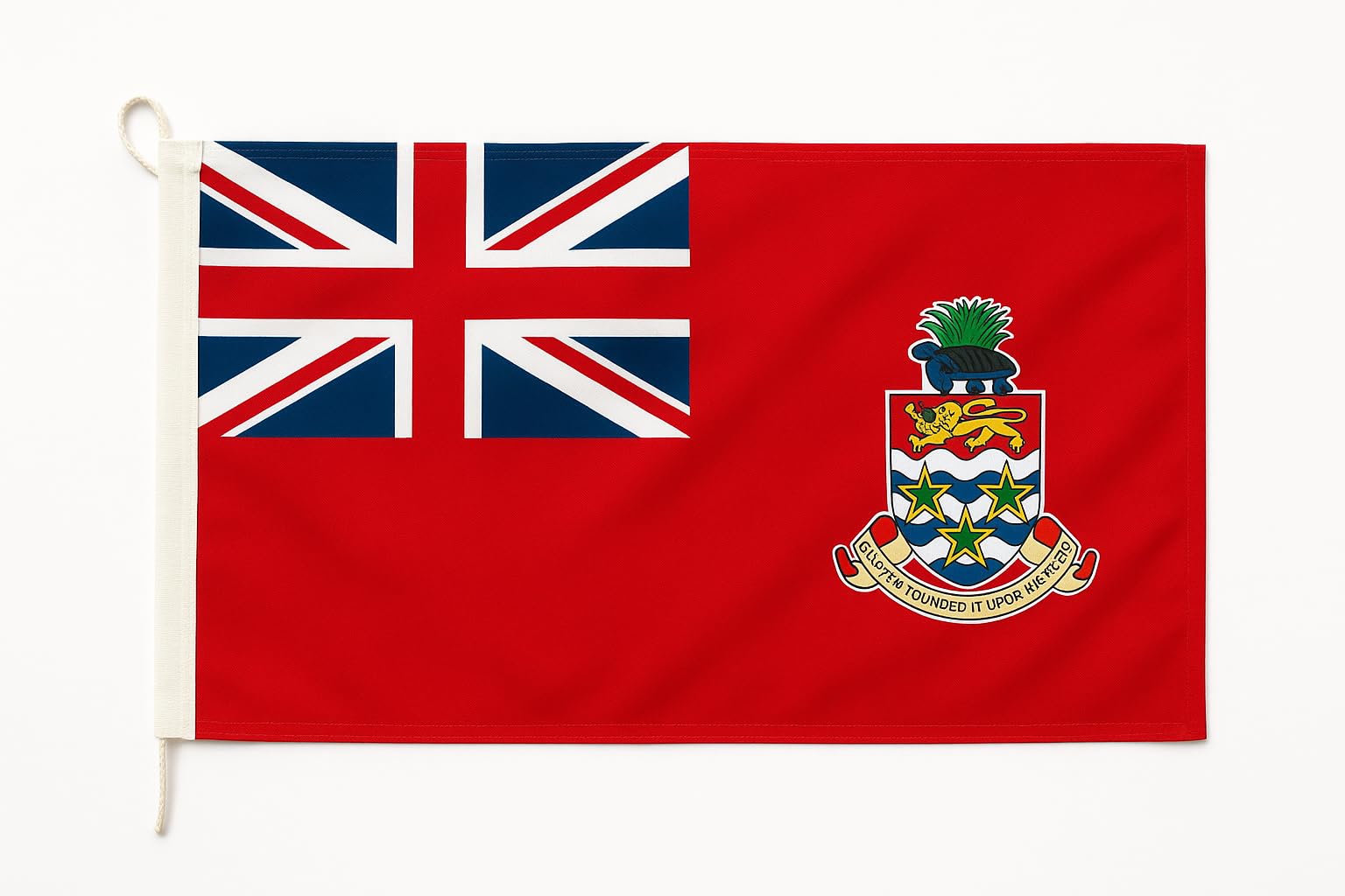 Drapeau bateau Îles Caïmans pavillon commercial yacht tissu ultra 90x60