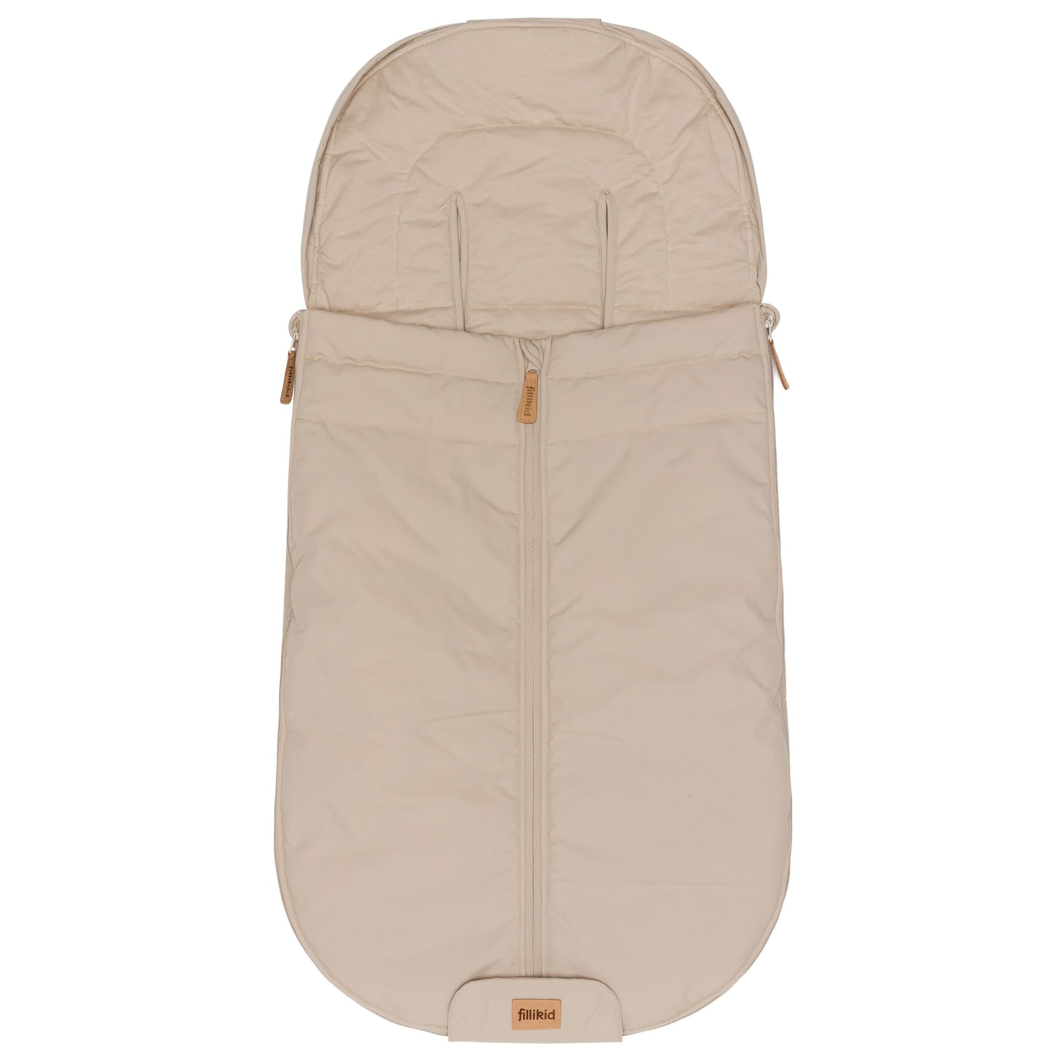 Fillikid Babyfußsack Light Trend Exklusiv 95x48 cm | Leichter Sommer Fußsack für Kinderwagen Buggy Sportwagen | Universell passend, Vorderteil abnehmbar, Fußbereich separat zu öffnen | pflegeleicht