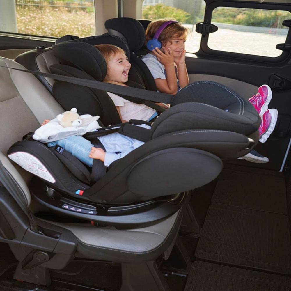 Chicco Unico Plus Auto Kindersitz 360° Drehbar 0-36 kg ISOFIX, Verstellbarer Kindersitz Gruppe 0-3 von 0-12 Jahren, Verstellbare Kopfstütze, Seitenschutz und Säuglingseinsatz
