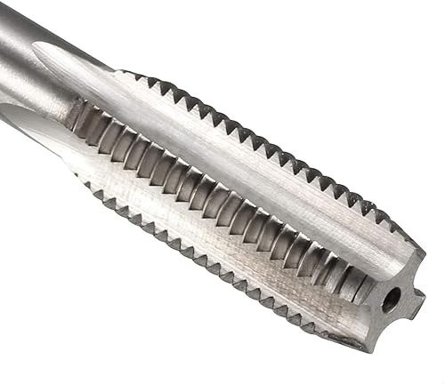 Miniatura 4 de uxcell Máquina métrica rosca rosca M12 x 1.5 H2 de acero de alta velocidad flautas rectas roscado roscado roscado reparación de maquinista