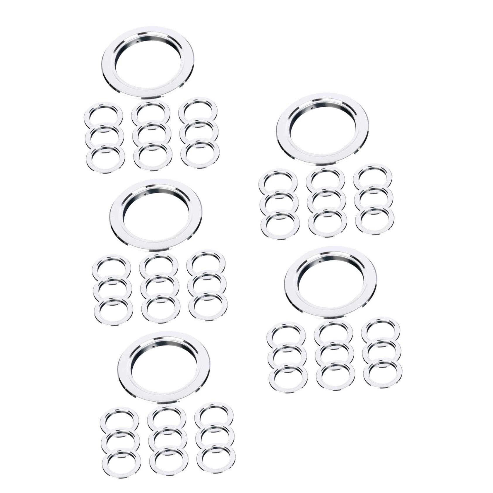 Sosoport 5 Juegos Caja Nido para Loros Disuasivo De Palomas Pajarera Comedero para Pájaros para Ventana Enjaulado Protector Jaulas Cacatúa Acero Inoxidable Silver 10 Uds * 5