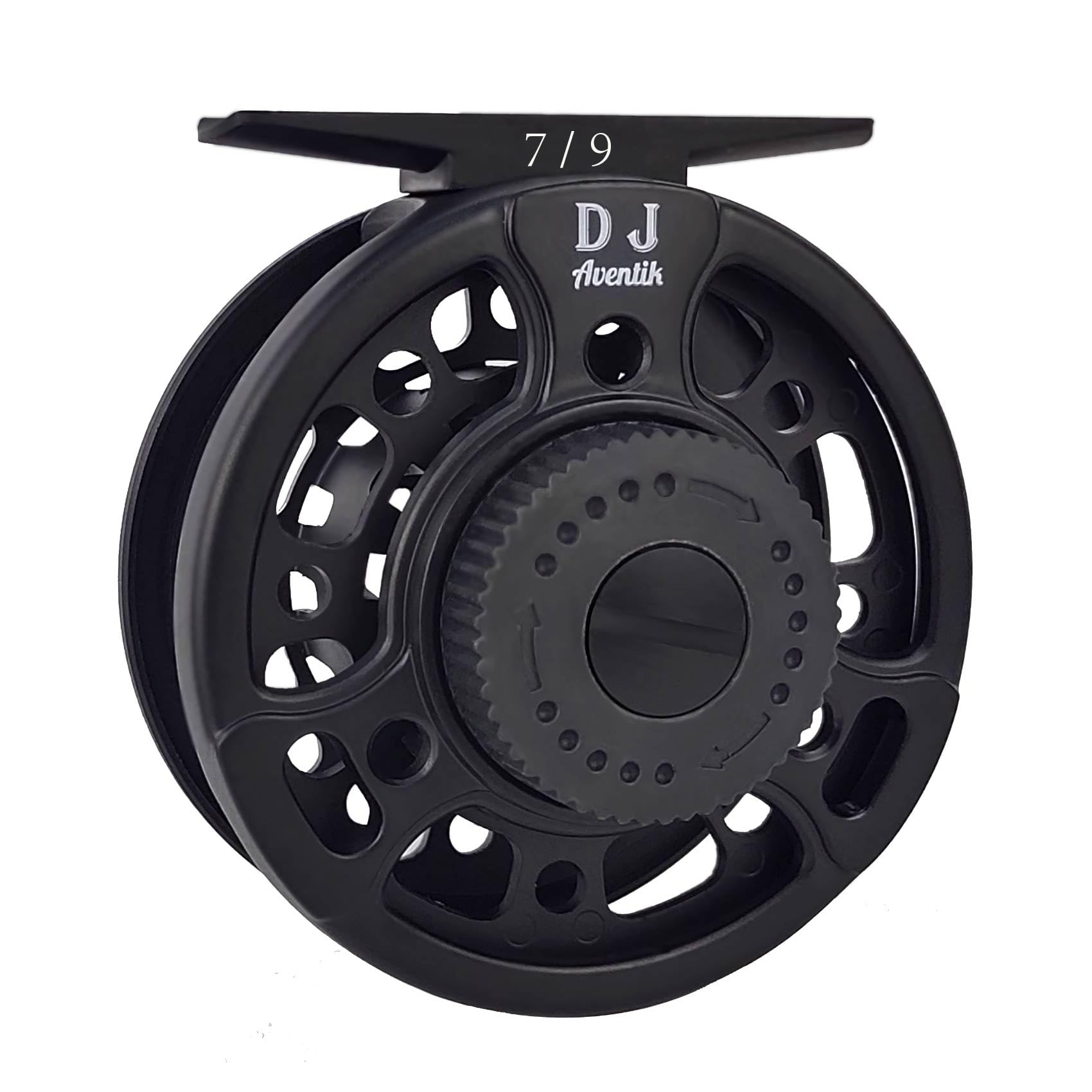 Aventik DJ Fly Reel 3/5 5/7 7/9 Super Large Arbor Fly Fishing Reel Fresh Water and Salt Water Aluminum Fly Reel Three Colors to Choose