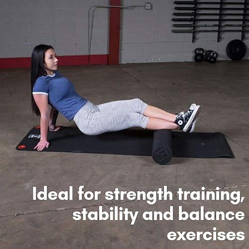 Miniatura 3 de Rodillo de espuma EVA de alta densidad Body-Solid, rodillo ultra firme para dolor de espalda, terapia física, masaje de tejido profundo y equipo de