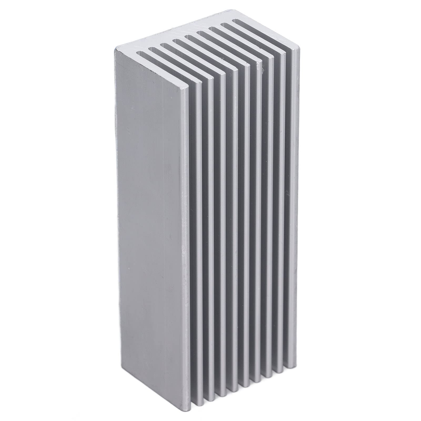 Dissipatore di calore in alluminio 100x40x30 mm, ampia superficie, anticorrosione per schede elettroniche (senza adesivo)