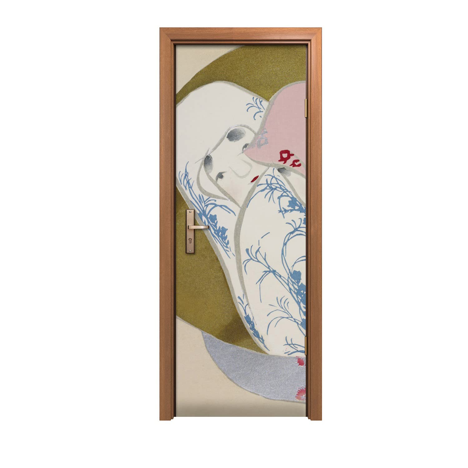 Autocollant de porte 70x200cm Coloray pour masquer une porte abîmée ou ancienne