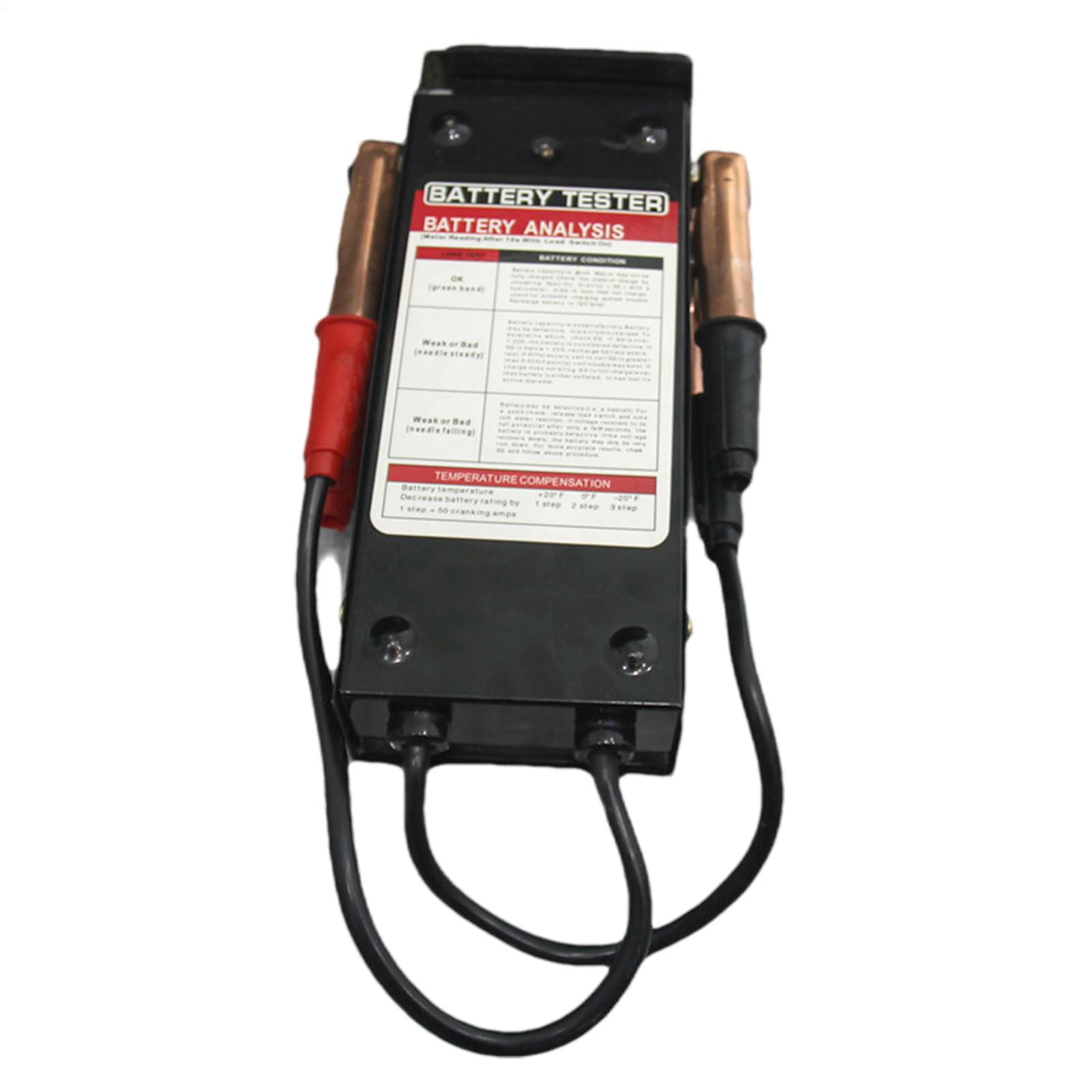 Tester Batteria Autoveicoli 12V Strumenti Per Veicoli Ad Uso Intensivo | Misuratore Della Capacità Della Batteria Per Veicoli Per Autovetture Camion Camper Moto Quad Barche Veicoli Motori Stampant