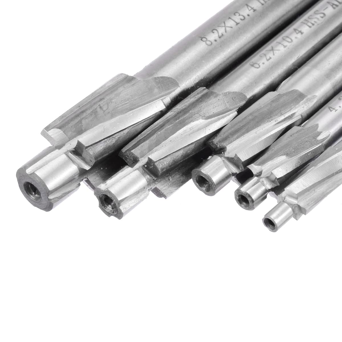 5pc 4 flautas HSS avellanado extremo molino M3-M8 piloto ranurado herramienta fresadora broca para madera metal perforación avellanado molino