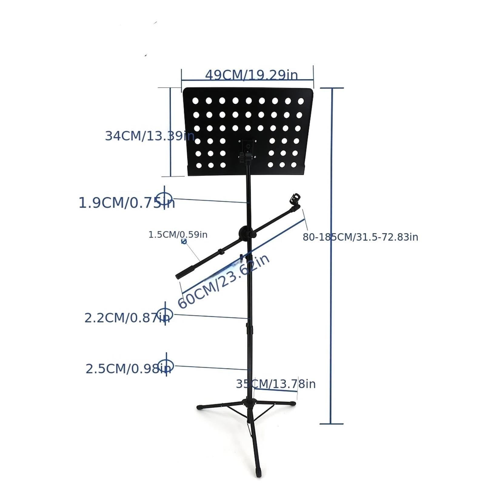 Pupitre De Musique Pliable Pupitre à musique avec angle réglable