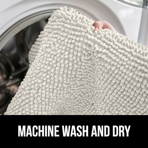 Miniatura 7 de Gorilla Grip - Alfombra de baño original de felpilla de lujo, extra suave, duradera y absorbente, lavado y secado a máquina, alfombra de felpa