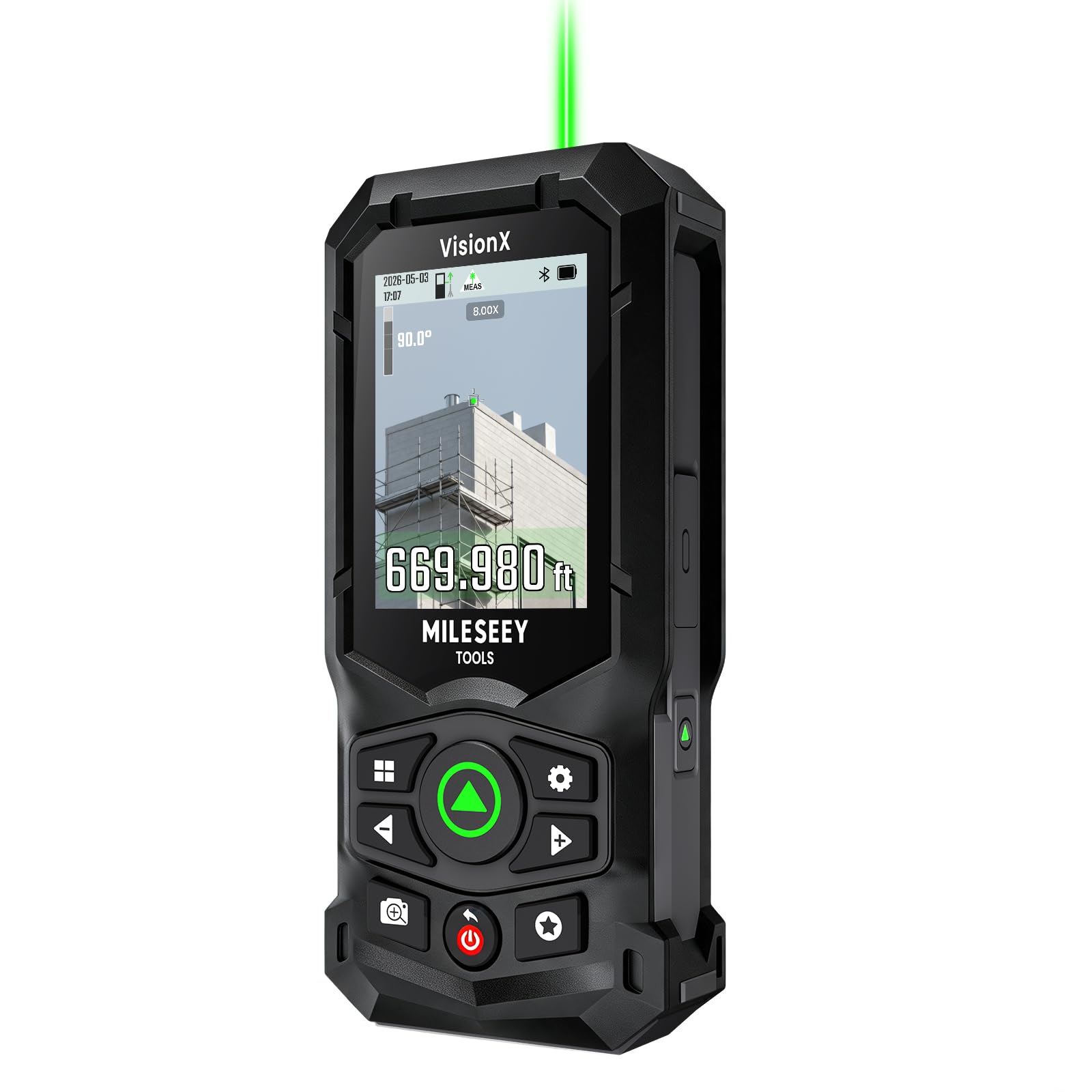 MILESEEY S50C Green Laser Measure with Camera