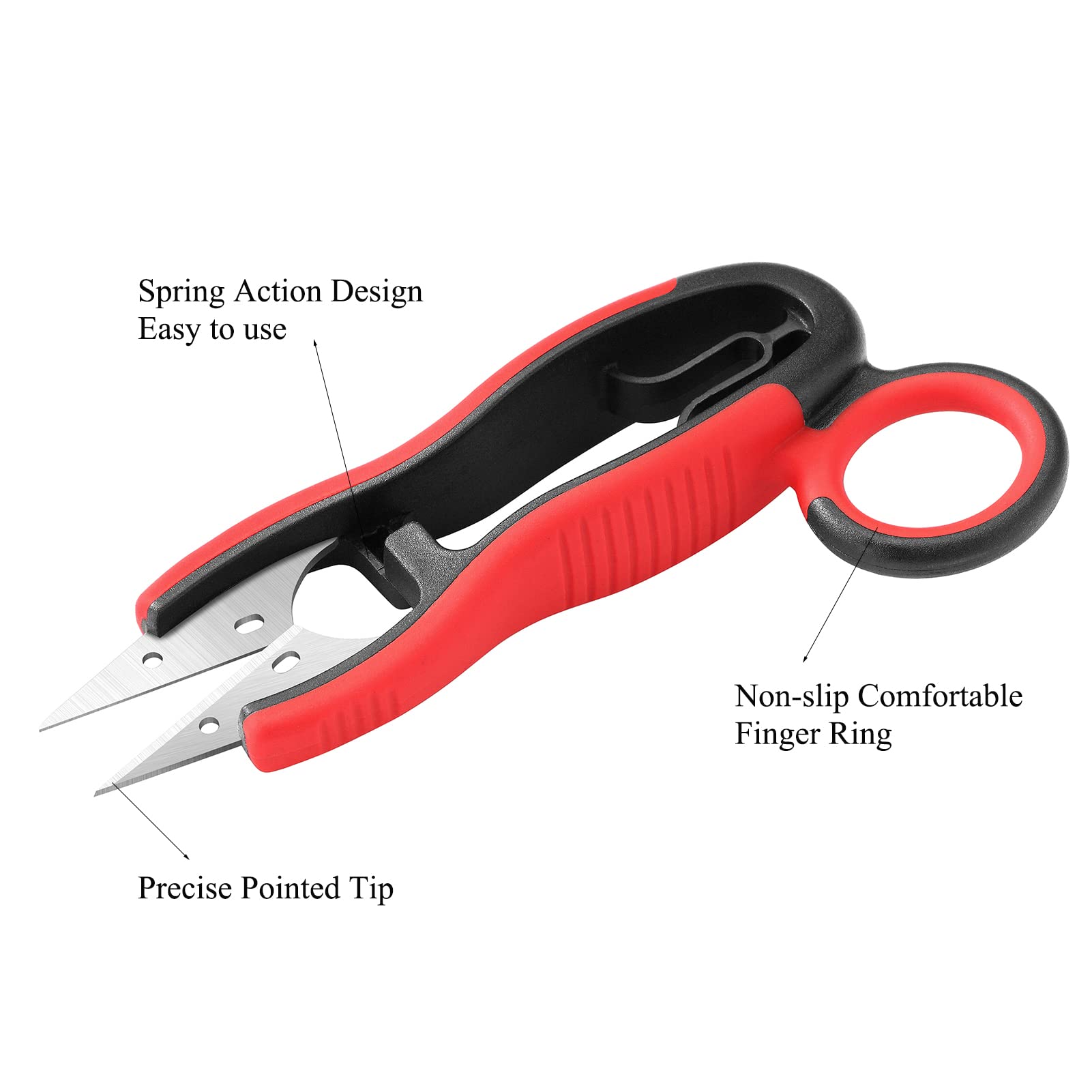 LIVINGO Sewing Scissors Set: Dressmakers Heavy Duty Soft-Touch Tailor Shears - Image 4