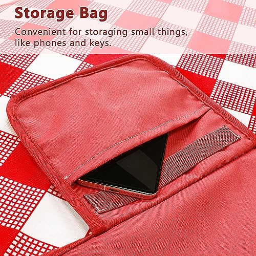 Tirrinia-60x-80-Picnic-Waterproof-outdoor-Blanket-Outdoor-Windproof-Extra-Large-Lightweight-Blanket-Foldable-Camping-Blanket-for-Travel-Family-Concerts-Plaid-Red