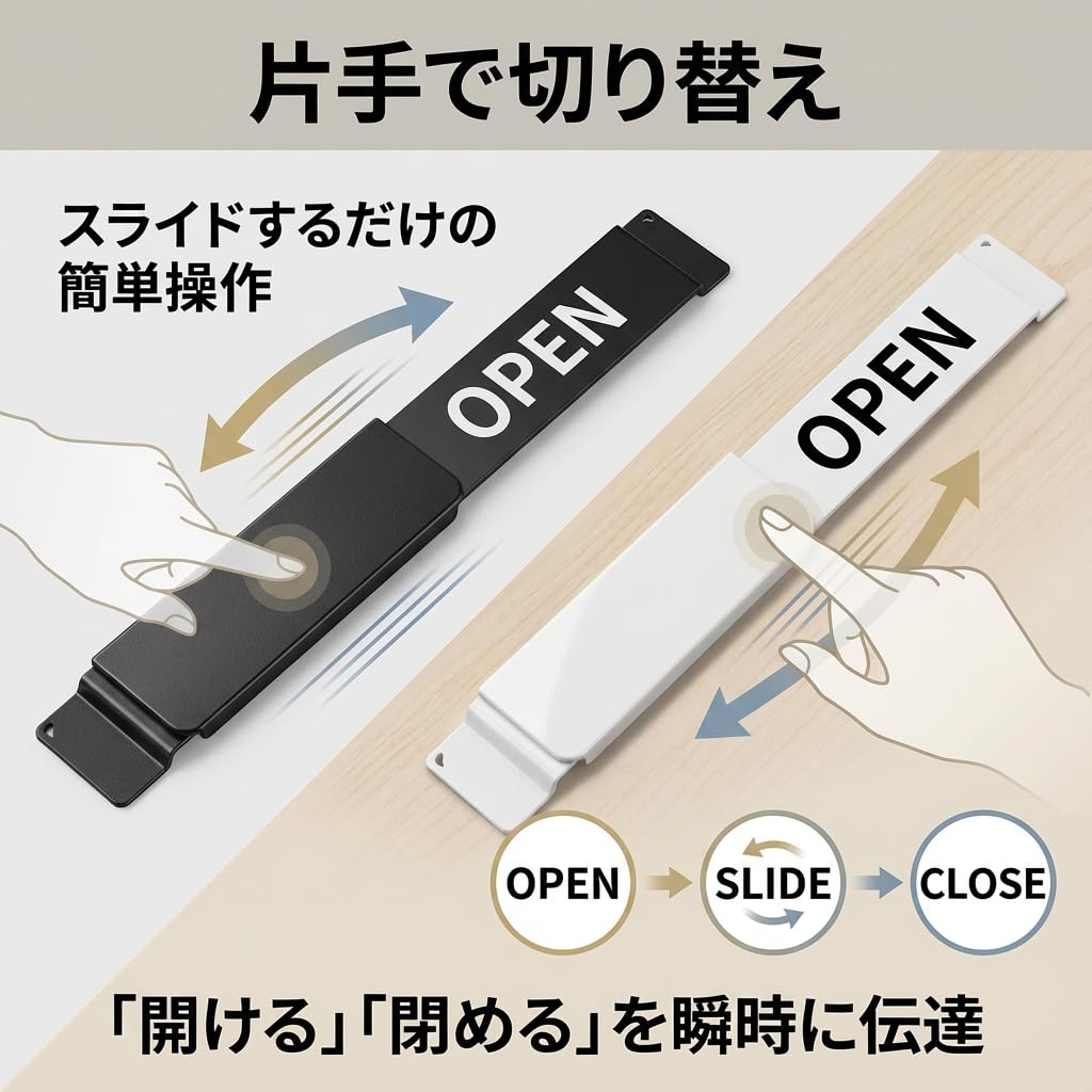 Amazon | ZakkaTimez オープンクローズ看板 open close クローズ