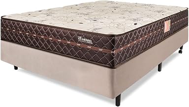 Cama Box Colchão Casal Ortopédico Firme Espuma D33 Antialérgico Certificado 138x188x54cm - BF Colchões