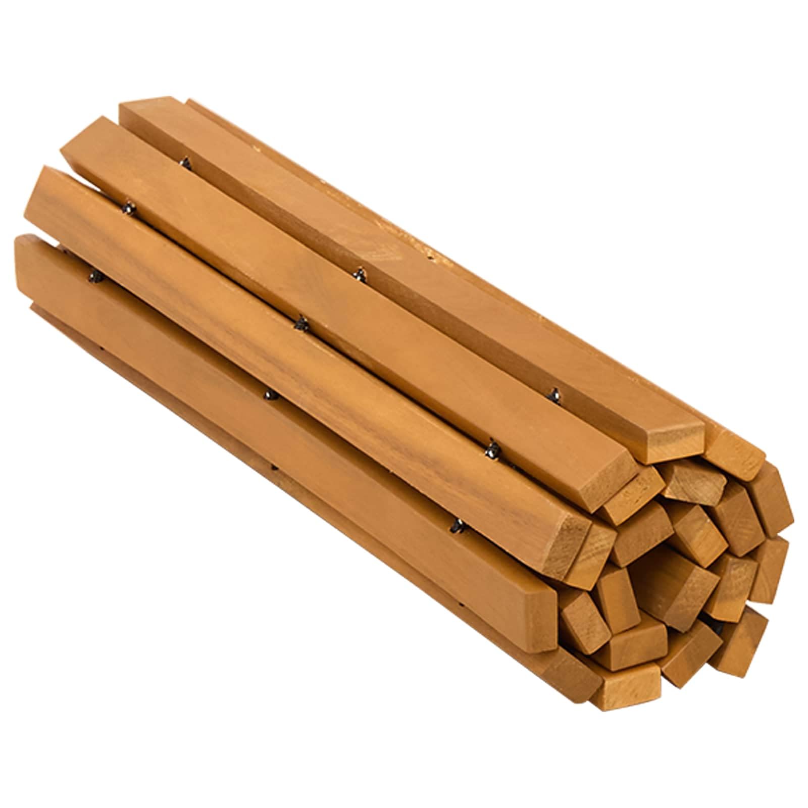 Alfombra de baño marrón de madera maciza de acacia, 60 x 40 cm, barnizada, antideslizante, ventilada, juego de 2 unidades para baño, ducha, bañera, sauna, inodoro e interior y exterior