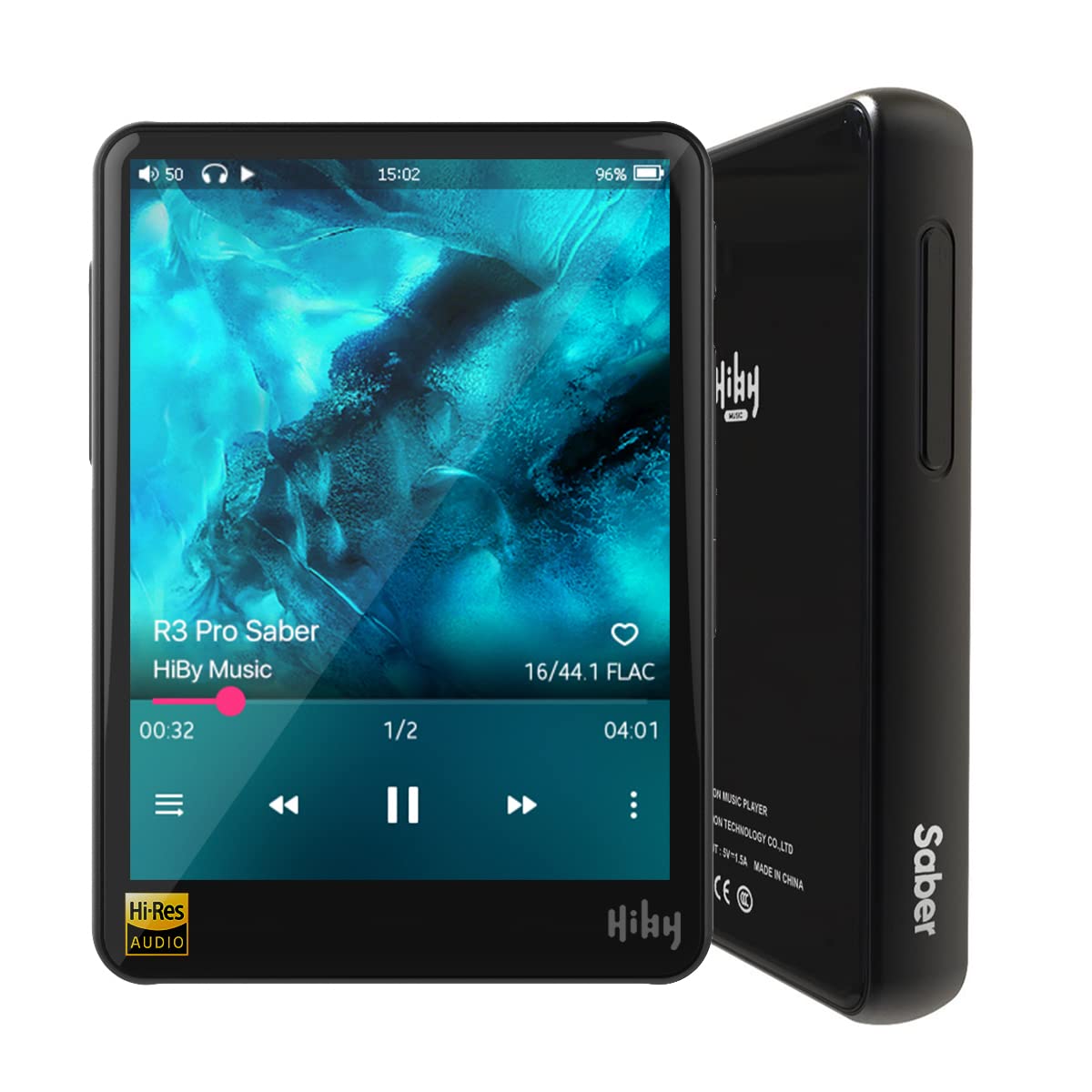 HiBy R3 Pro Saber, HiRes Music Player, HiFi Lossless Audio Player, mp3 player with bluetooth
