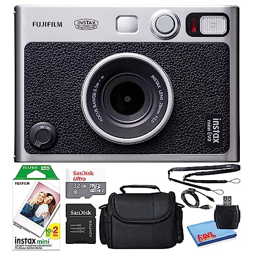 Amazon | Fujifilm Instax Mini EVO ハイブリッドインスタントフィルム