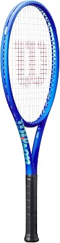 Wilson Ultra 100 V5 Adult Performance Tennis Rackets - Strung with Sensation 16 Natural at Mid Range Tension
