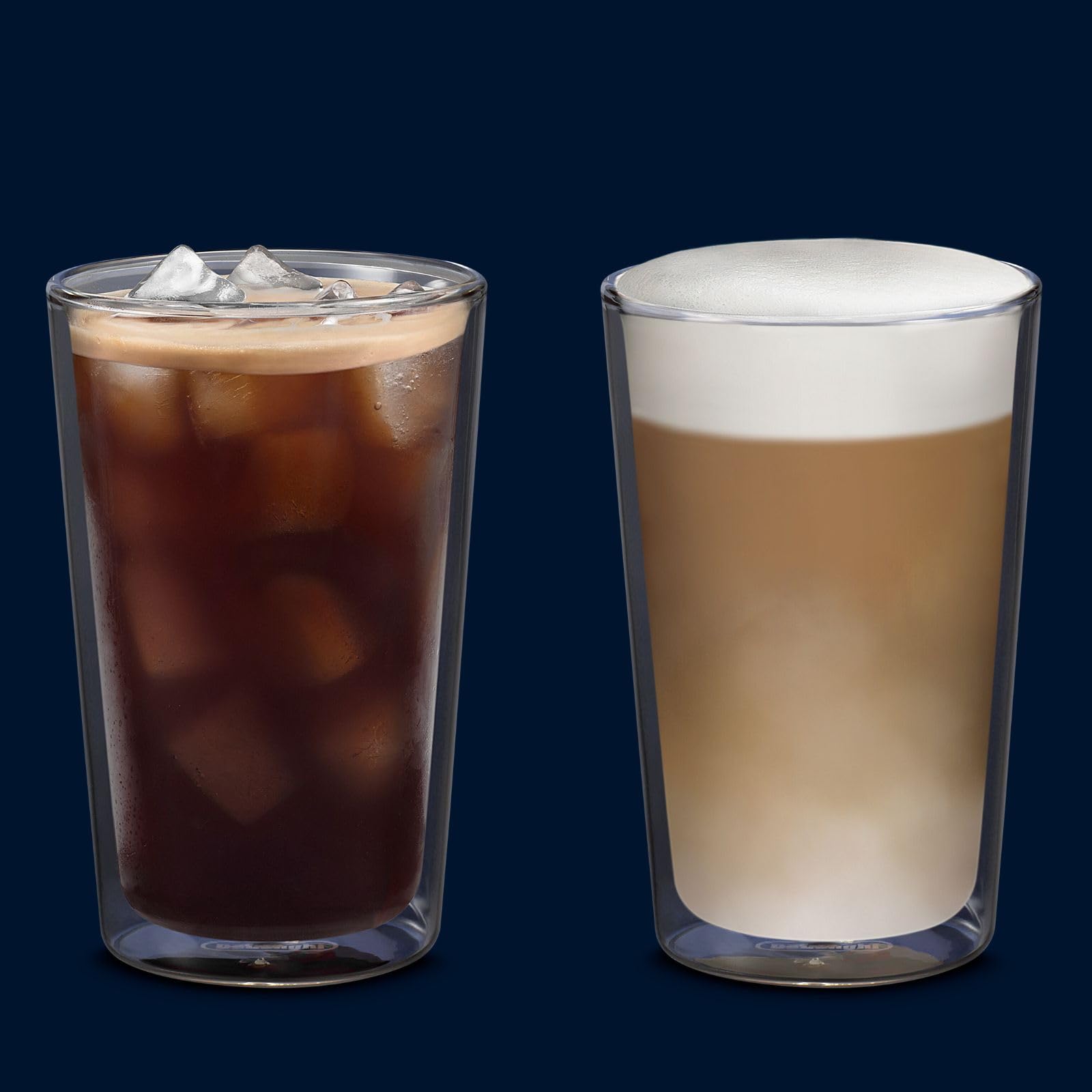 De'Longhi DLSC319 16.6 FL oz Thermal Glasses, set of 2 1