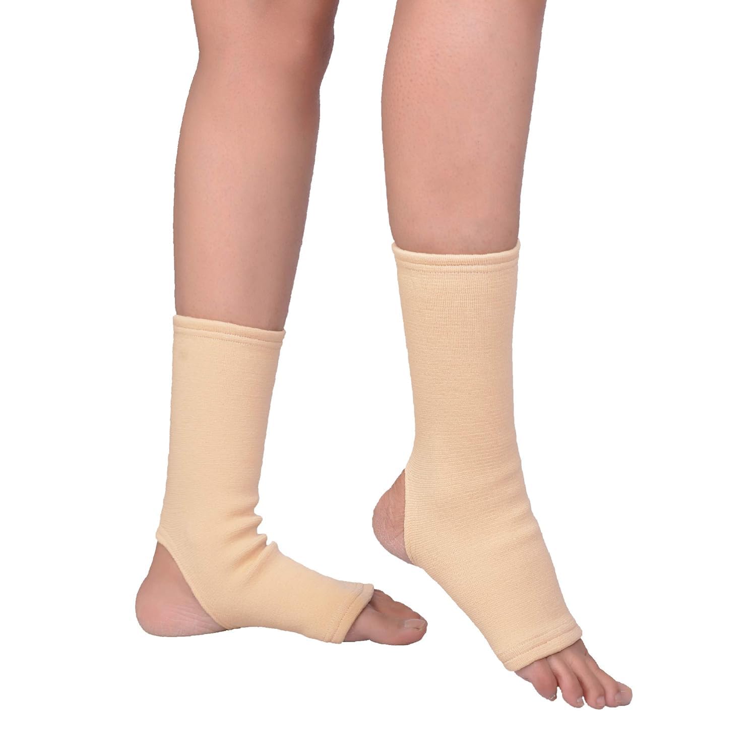 Elastic Ankle Support Compression Brace for Men & Women | Ankle Support Brace Wrap Pad for Pain Relief, Sports, Gym, Running, Cycling & Injury Recovery (Pack of 2)-image-37