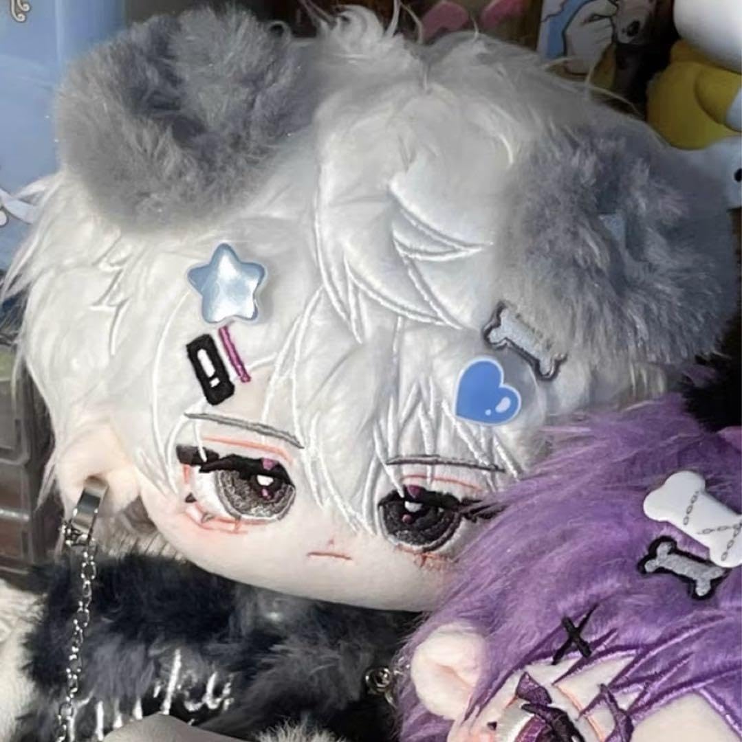 Amazon.co.jp: 白髪黒目天才くん大な可愛い着せ替えぬい20cm