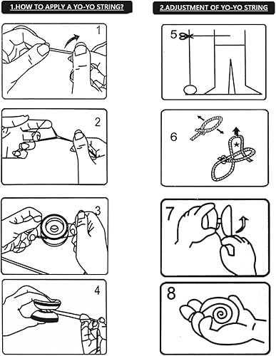 Miniatura 4 de Yoyo profesional sensible de aluminio para niños principiantes, rodamiento de bolas de repuesto para jugadores avanzados de Yoyo + 1 guante + 5