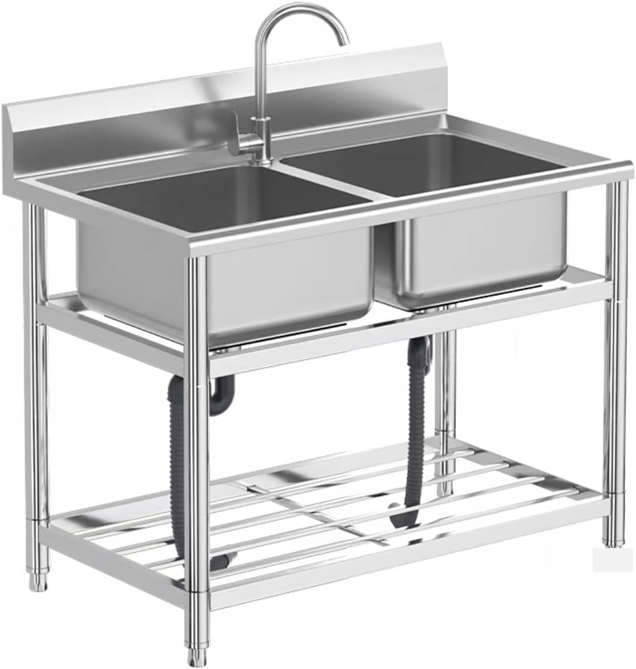 Stainless Steel Utility Sink Free Standing Sink Commercial