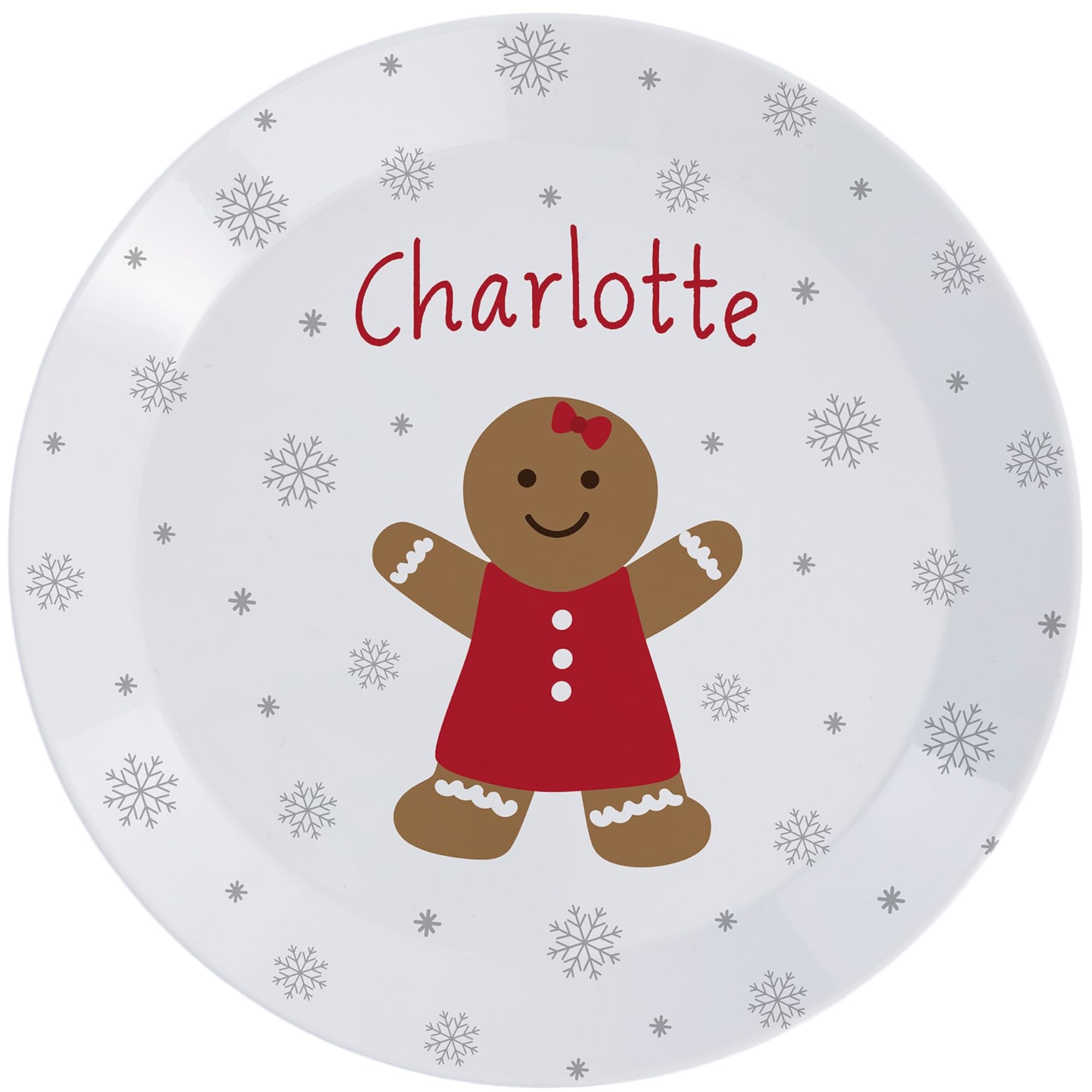 Personalization Universe Christmas Characters Personalized Kids Plate