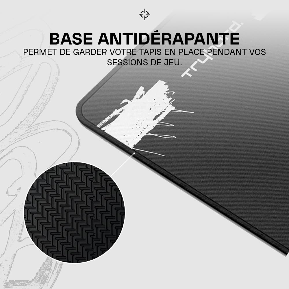 Tryhard Tapis de Souris XXL édition spéciale Unchained - 920 x 400 mm - XXL - Grande Taille - Améliore la précision et la Vitesse - Base antidérapante Caoutchouc - Tapis Lavable