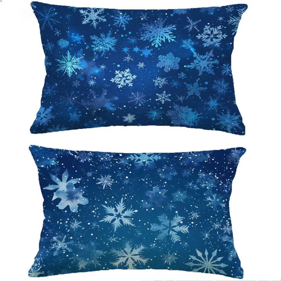 Coussin Lombaire Salon de Jardin Bleu Marine 40x70 pour Canapé Rattan et Terrasse