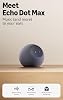 Amazon Echo Dot Max (newest gen) | Graphite + Philips Hue White Smart Light Bulb LED (B22), Works with Alexa - Smart Home Starter Kit, with Alexa+ Early Access