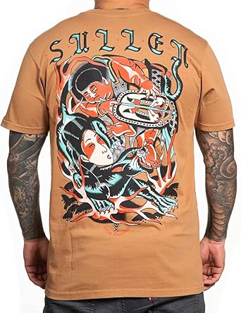 Sullen Mens Struggle Tattoo Lifestyle Graphic Premium Tee
