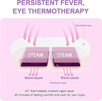 Heated Eye Mask,10 Packs Steam Eye Masks Lavender Warming Self Heating Eye Mask Disposable Moist Hot Compress Eye Patch for Relaxation and Eye Strain Sleep Gift Set