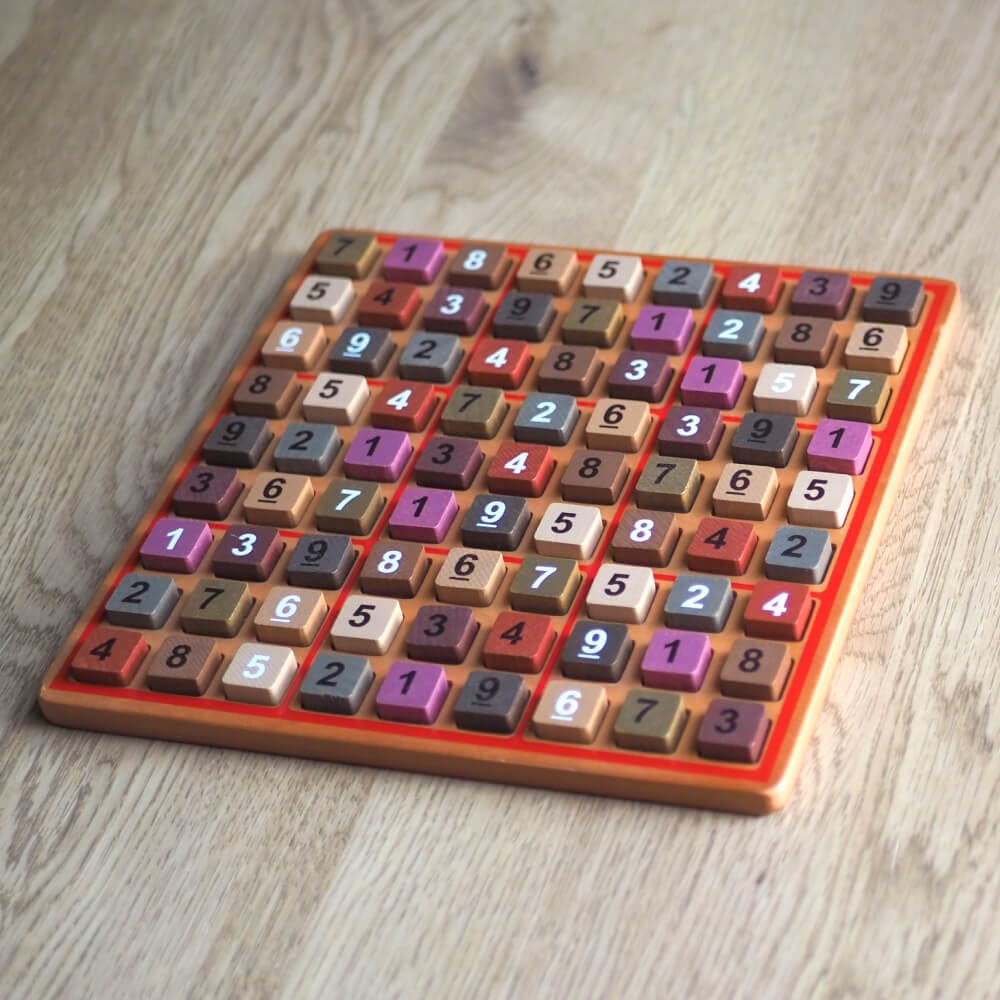 Amazon.co.jp: [MIND BLOCKS]ココロの積み木 ナンプレボード 数独 木製