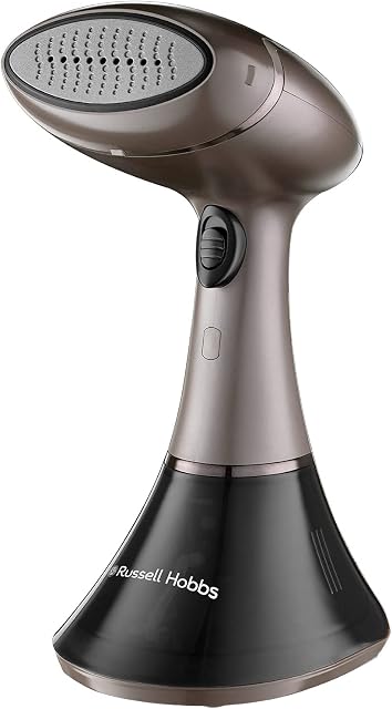Russell Hobbs 28040 Steam Genie Aroma - Handheld Clothes Steamer for Garments, Curtains and Soft Furnishings, Kills Up to 99.9% of Bacteria