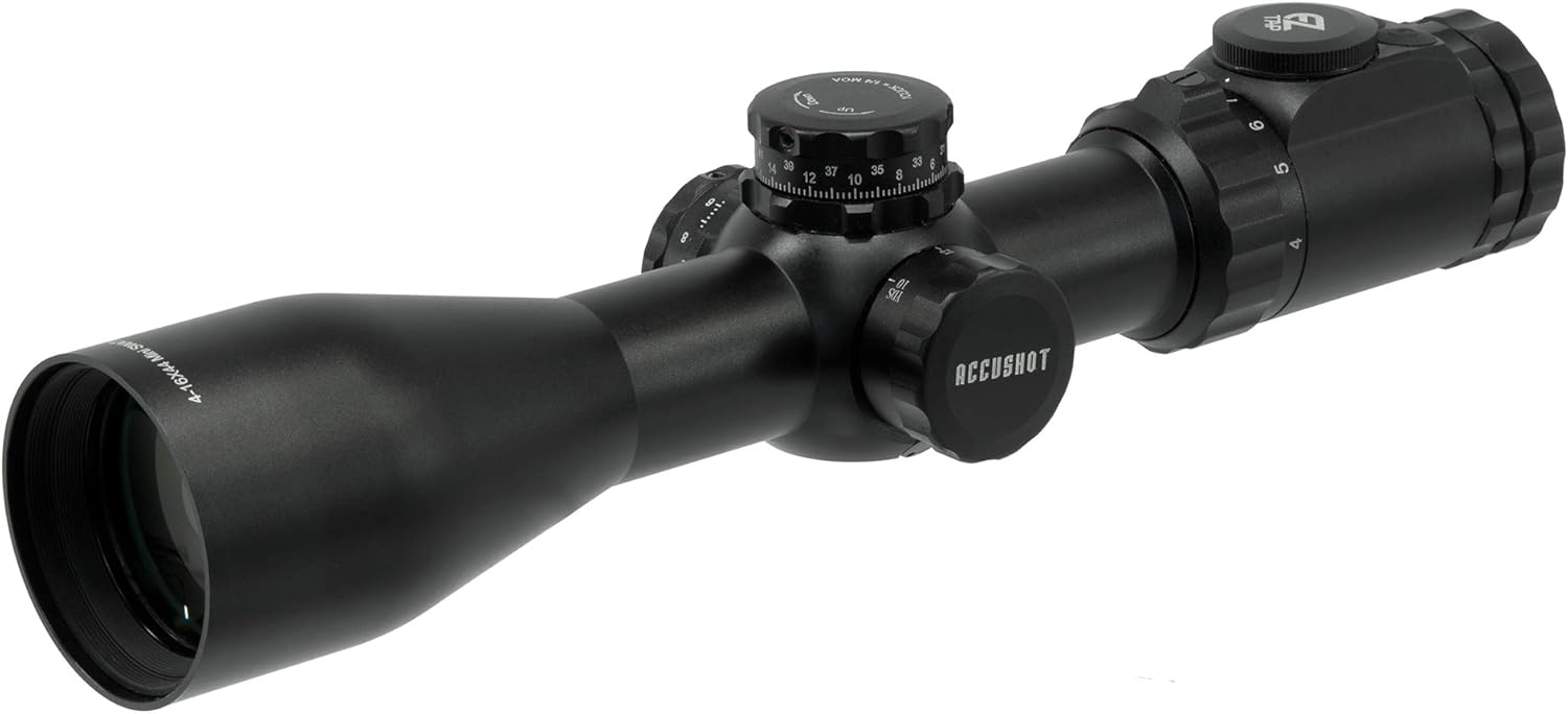UTG OP3 4-16X44 30mm Compact Scope, AO, IE, Glass UMOA
