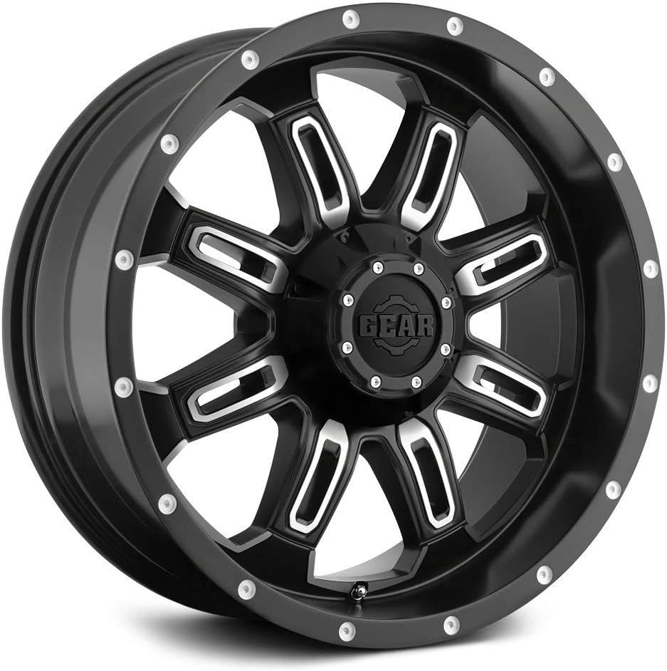 Gear Alloy 725MB DOMINATOR Wheel with Machined Finish (18x9"/5x5", +10mm Offset)