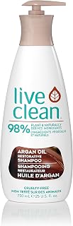Live Clean Exotic Nectar Shampoo, Restorative Argan Oil, 750 mL