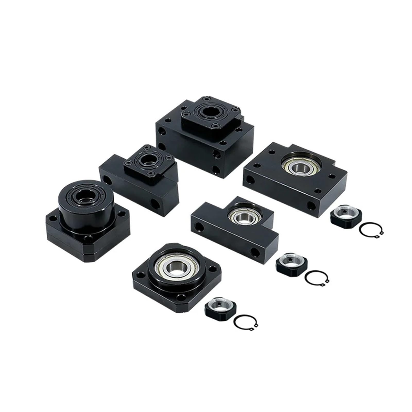 HHB18I BK10 BF10 BK12 BF12 BK15 BF15 FK10 FF10 FK12 FF12 FK15 FF15 EK10 EK12 C7 C5 SFU1204 SFU1605 SFU2005 Ball Screw End Support(C5 Angular Contact,EK10 EF10)